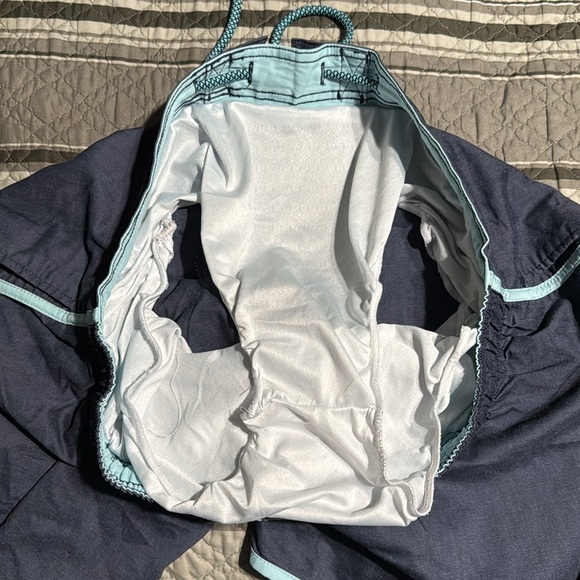 FOREST CLUB MEN’S BLUE SWIMMING POOL TRUNKS SHORTS - Picture 5 of 5